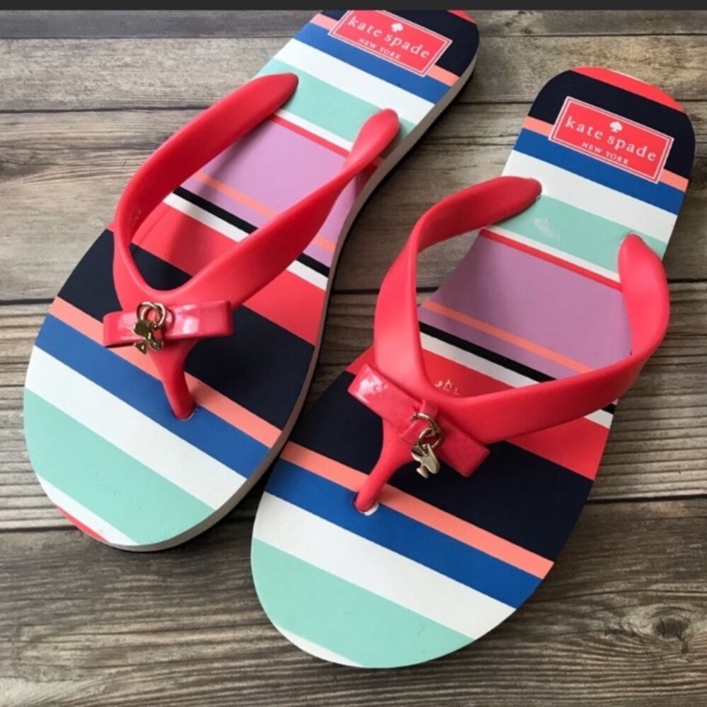 ♠️ Kate Spade New York Size M7-8 Colorful Striped